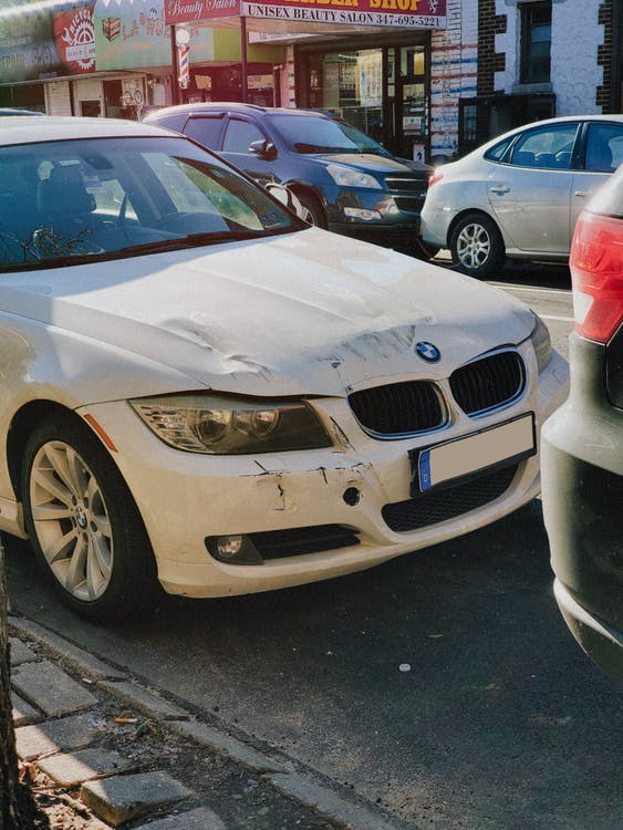 bmw light accident